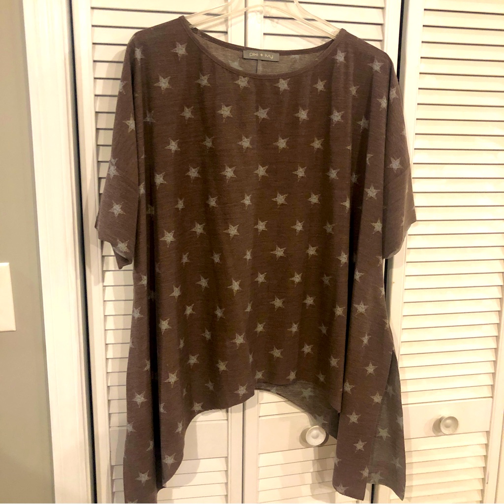 Pixi  Ivy Shark Bite Tunic Top 1x2x